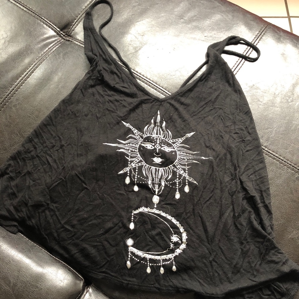 Sun and moon tank top
